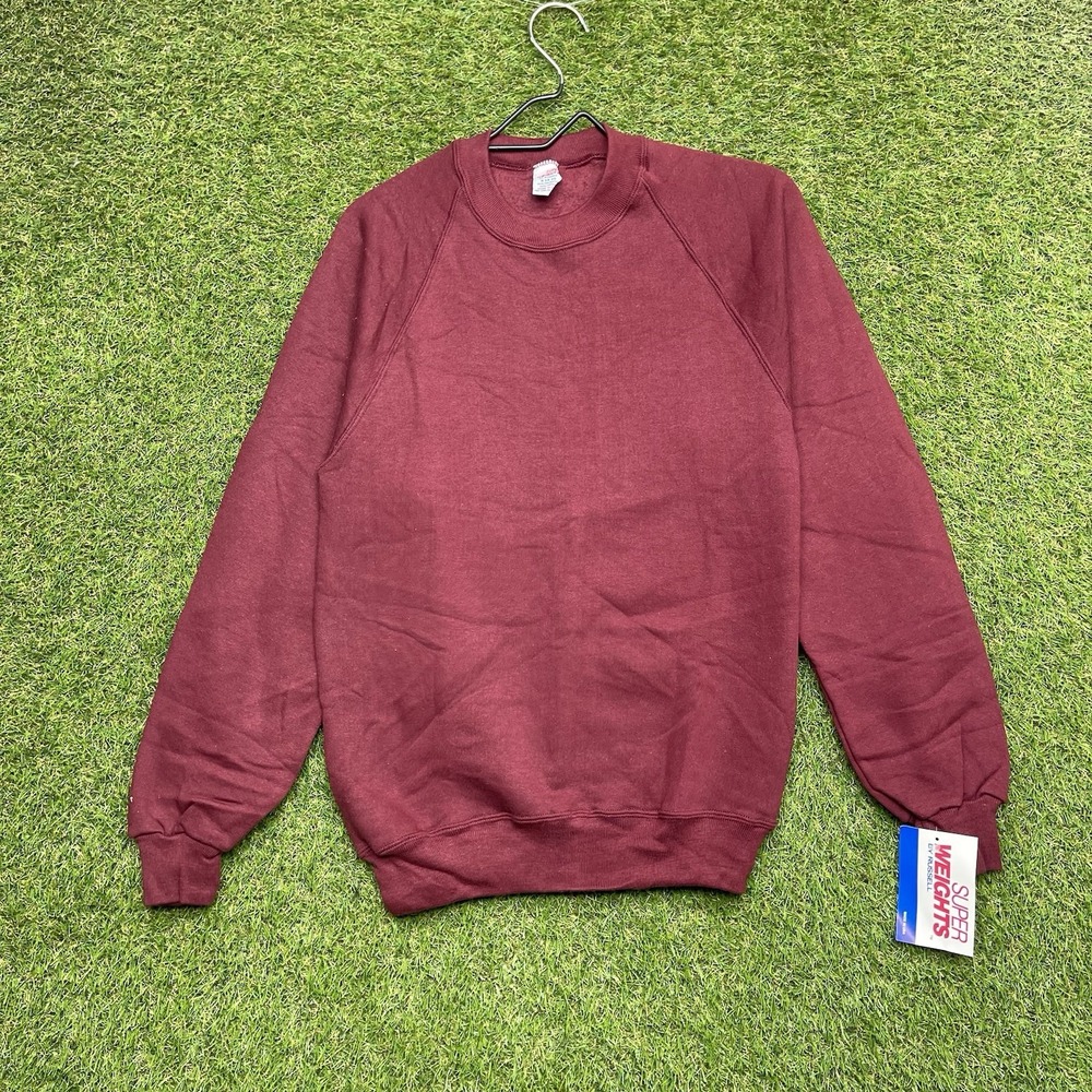 Vintage 80s Russell Athletics Super Weights Crewneck Mens Small Sweatshirt NWT
